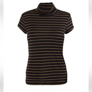 Cabi slinky turtleneck, short sleeve size medium